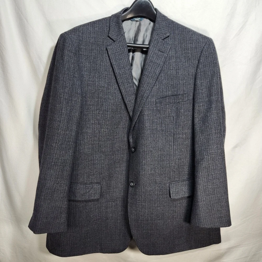 Pronto Uomo Platinum Button Jacket Blazer Size‎ 50R Luxury Wool
